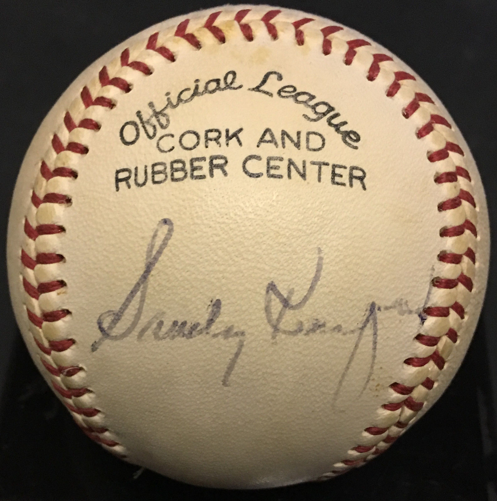 Sandy Koufax Dodgers signed Yankees baseball 1960’S Vtg autograph HOF PSA LOA