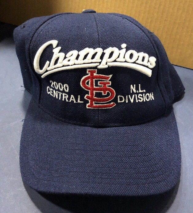 St Louis Cardinals Navy Blue Authentic Champions Game Fitted Hat 1 Size NWT MLB