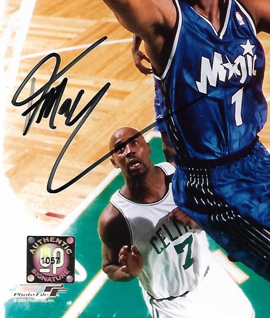 Tracy McGrady autographed signed Orlando Magic 2002-03 game issued