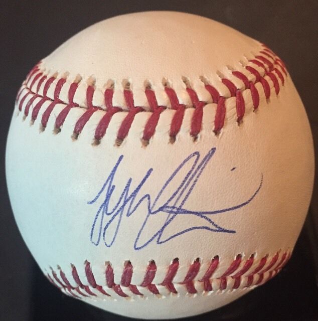 Tyler Austin Signed Mlb Baseball Yankees Rookie Autograph Steiner COA TWINS mint