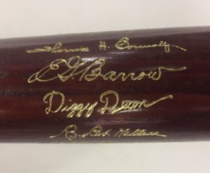 1953 Hall Of Fame Commemorative LS Engraved Auto HOF Bat Dizzy Dean Le/ 500 Mt - Image 4