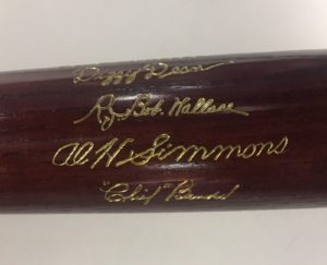 1953 Hall Of Fame Commemorative LS Engraved Auto HOF Bat Dizzy Dean Le/ 500 Mt - Image 5