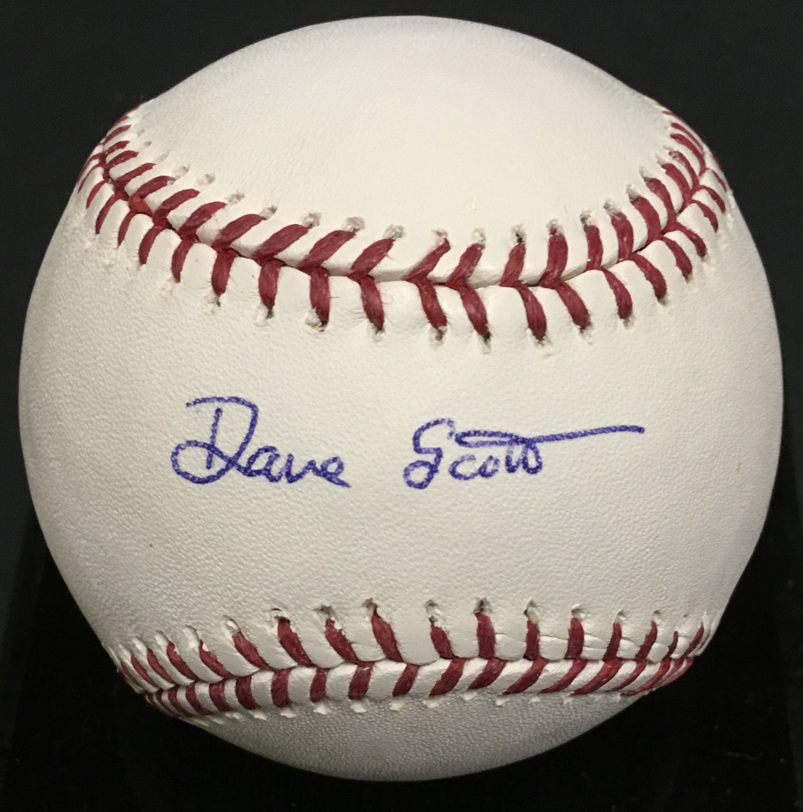 Dave Scott Apollo 15 astronaut signed official MLB Baseball rare auto JSA COA