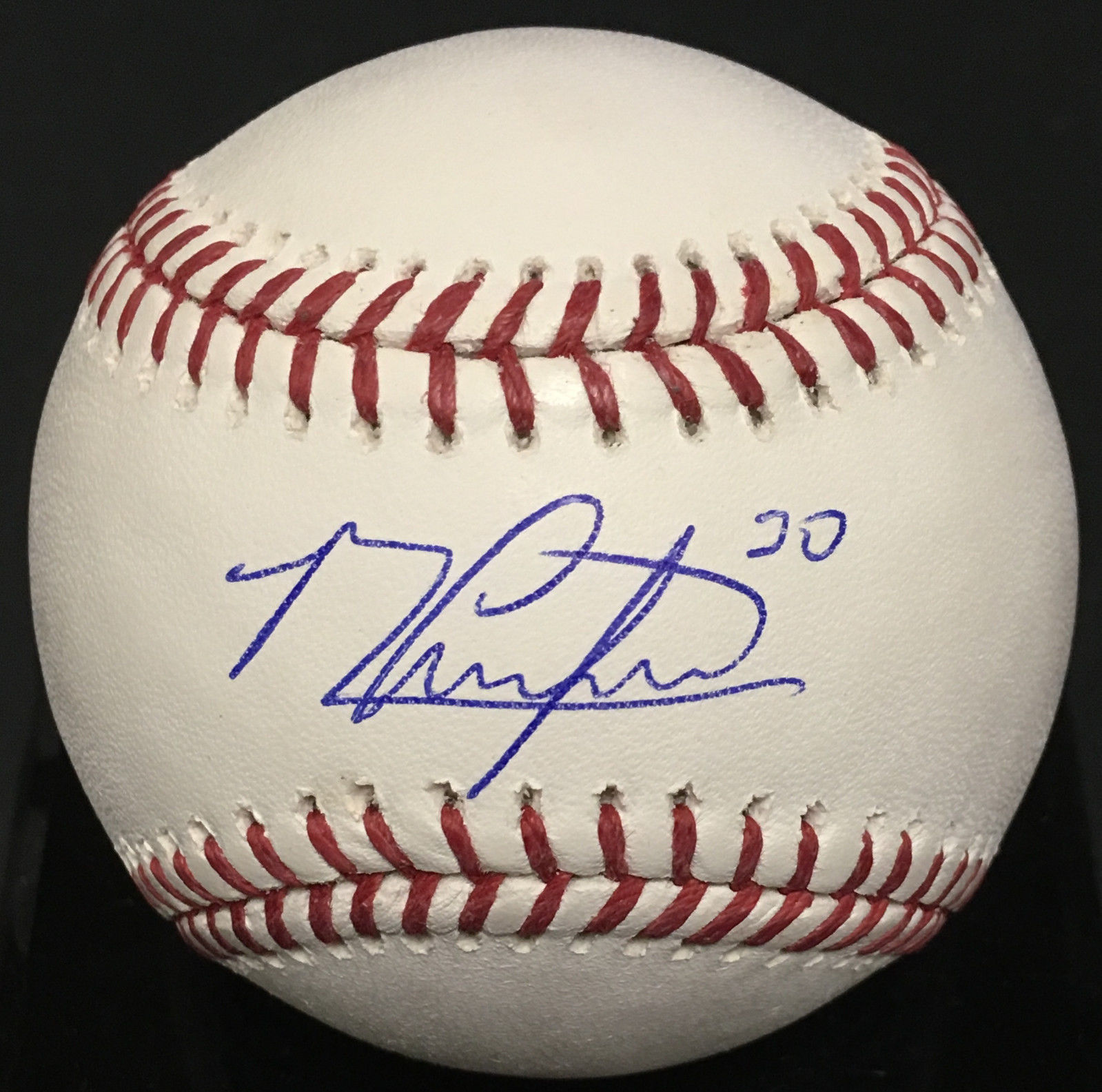 Michael Conforto Mets signed official MLB Holo COA Baseball autograph ins #30
