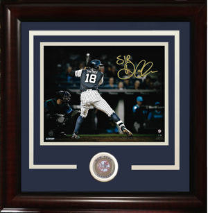 Sir Didi Gregorius signed 8x10 photo framed Yankees coin autograph Steiner COA